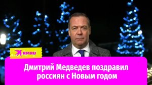 Дмитрий Медведев поздравил россиян с Новым годом