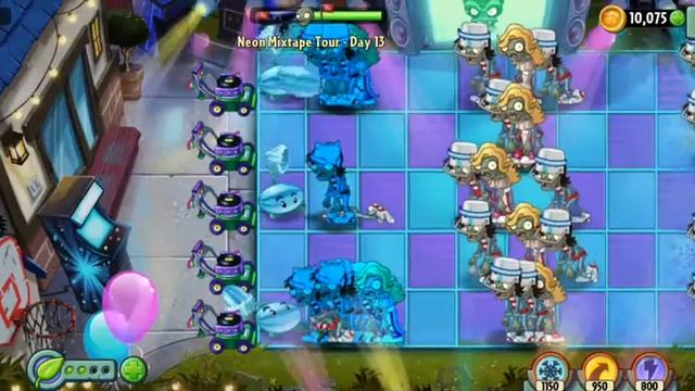 PLANTS VS ZOMBIES 2 LEVEL 13 NEON MIXTAPE - LAST LAND .