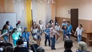 Выступления детей в Крыжановской школе на День учителя