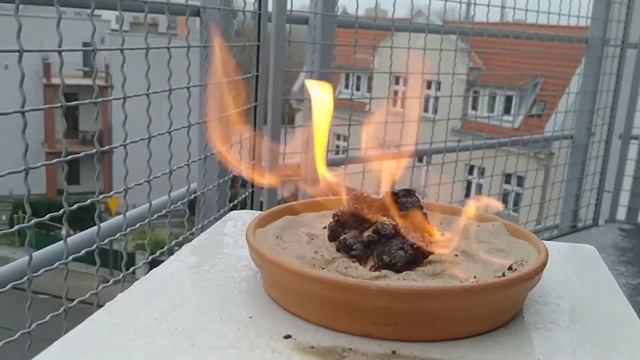 химический эксперемент фараонова змея