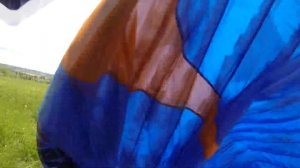 Чистим параплан.