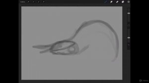 The Digital Painting. Lesson 12. Photorealistic Style. Part 72 - Rough Drawing