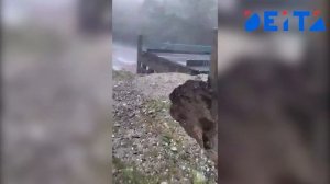 DEITA.RU Сносит мосты на глазах очевидцев! Тайфун ударил по Приморью