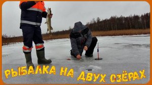 РЫБАЛКА на ДВУХ ОЗЁРАХ. ЛОВИМ ЩУКУ НА ЖЕРЛИЦЫ.