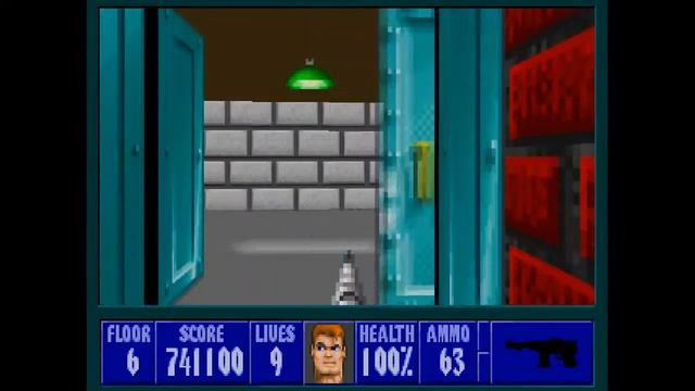Wolfenstein 3D: Nocturnal Missions 1992 E6F6 All Secrets - I Am Death Incarnate 100 Walkthrough