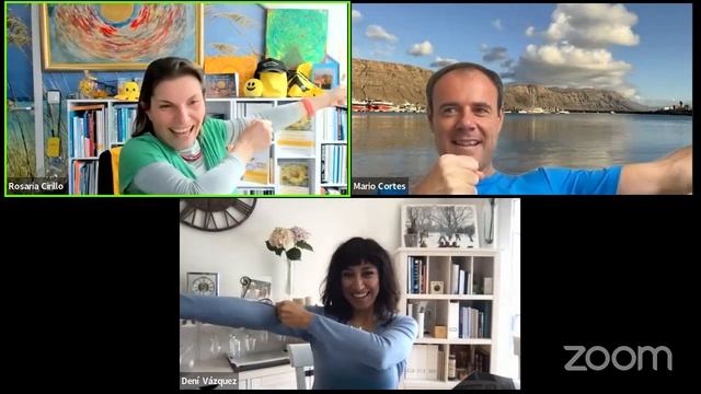 LaugherZoom 2023 #4 – Heart Chakra #4 Green Anahata with Rosaria, Laughter Yoga Teacher