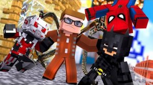 ДЕТИ СУПЕРГЕРОИ ПРОТИВ ДОКТОРА ОСЬМИНОГА! ЮНЫЕ МСТИТЕЛИ В МАЙНКРАФТ [перезалив]