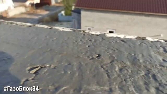 46 серия: Построили пристройку + крыша газоблок