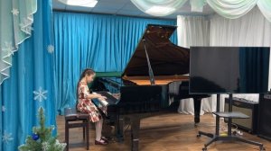 Вараксина Аделина, 7 лет. С.А. Бахарев "Поросята и Серый волк".