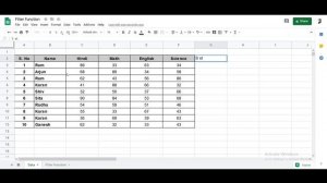 Filter Function | Dynamic Use | Formula | Google Sheets