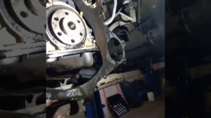 🤨Ниссан санни #заменасальника  #коленвал #снятие АКПП