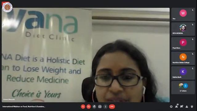 One-Day International Webinar on Food Nutrition  Sustainability