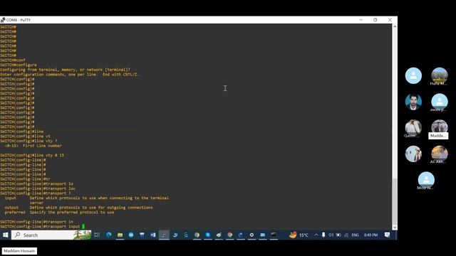 Accessing and Communicating real Switch and router using Console and Telnet |Putty.