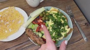 Мой ужин 🥗Одна с детьми / Семья в России!