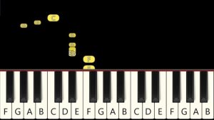 5 Geometry Dash Tunes - Slow and Easy Piano Tutorial - Beginner
