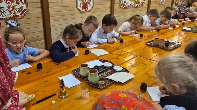 Как учились в старину интерактивная экскурсия, Мастерская экскурсий, г.Новосибирск