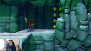 Crash Bandicoot 2 HD - Snow Go - Step-By-Step Walkthrough - RED GEM LOCATION