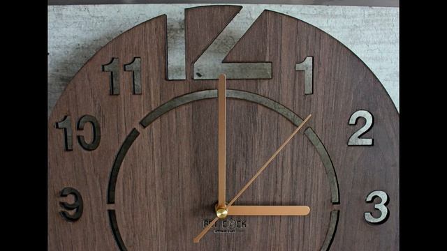 Art And Decor Non-Ticking Sound Wooden Wall Clock- Contemporary Design (AC09) смотреть онлайн