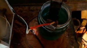 Осождение  золото методом электролиза