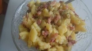 Деревенский картофельный салат. Маринкины творинки