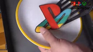 Игровой фирменный логотип блин арт. Nintendo, Steam, Xbox, Steam