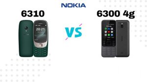 Nokia 6310 vs Nokia 6300 4g | Side by Side Comparison | Quick Specs and Price | 2022