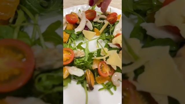 Вкусный закусочный салат 🥗 #приятногоаппетита