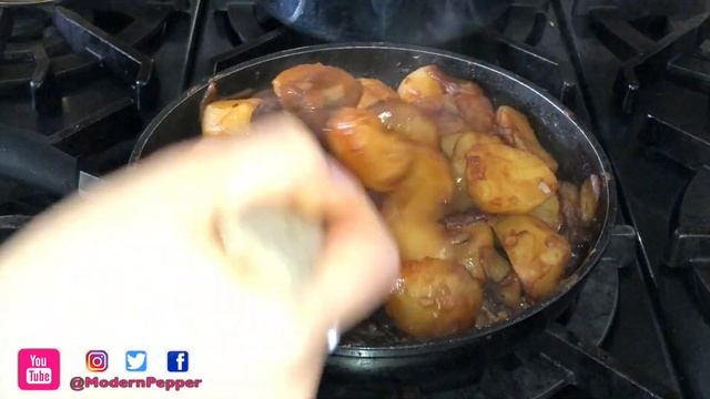 Korean Potato Side Dish/Banchan Recipe & Mukbang: Braised Potatoes 감자조림 Gamja-Jori GLUTEN-FRE