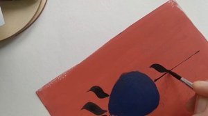 бутон синий