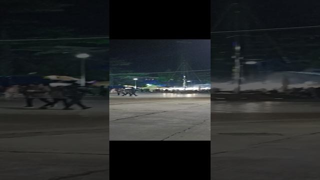 Набережная Ялты в Новогоднюю ночь