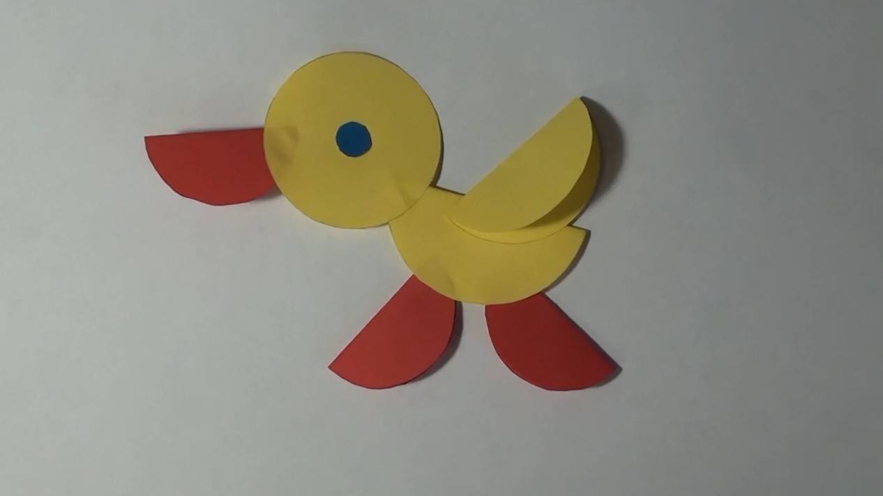 Как сделать утенка из цветной бумаги смотреть онлайн