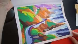 Раскрашенные работы за июль 2024. Много раскрасок по номерам