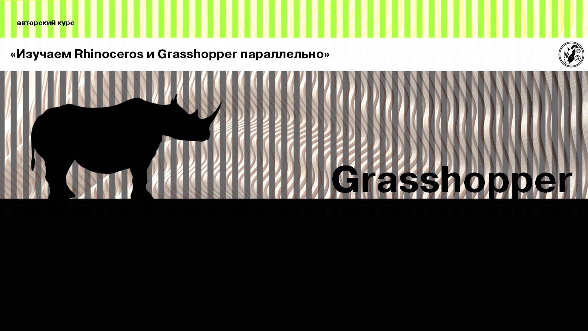 Курс "Параллельное изучение Rhinoceros и Grassopper"