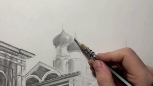 Фрагмент новой картины в процессе. Timelapse