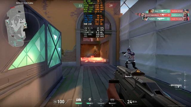 Valorant | 1080p | RX 480 | i7 4790K | 16GB RAM | 240GB SSD смотреть онлайн