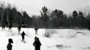 1967 год. Тюменский район. В зимние каникулы на горках