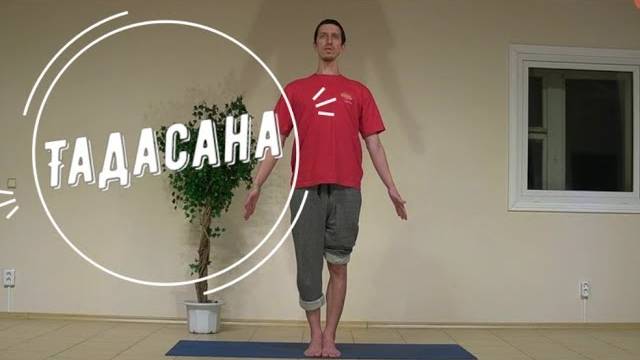 Тадасана/ поза горы *1 (Техника выполнения асан йоги)