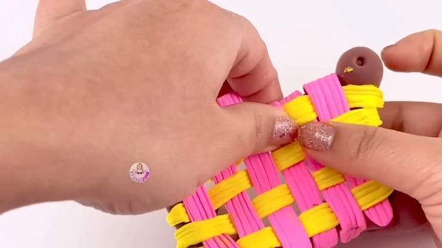 DIY How to make polymer clay miniature house, kitchen set, tree, Charpai, Doll, cow Shed | ASMR