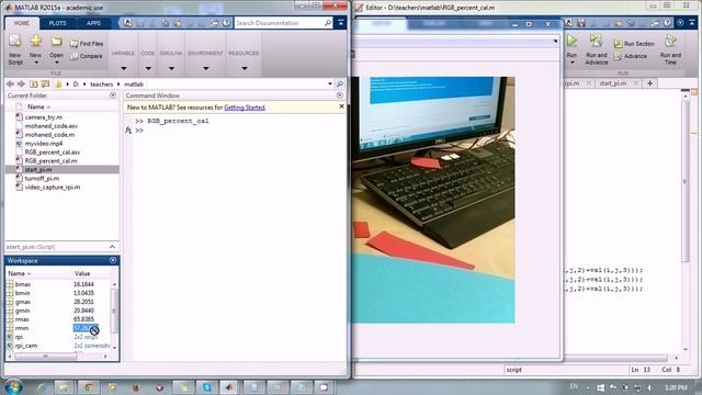 Calibrating RGB color detection values on Matlab смотреть онлайн