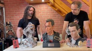 Terminator 2 T1000 Mask Pure Arts Unboxing And Comparison