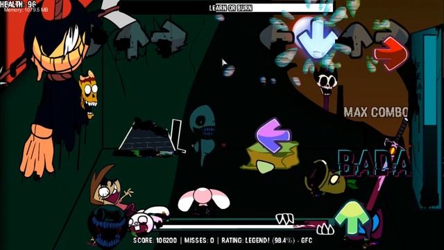 Learn Or Burn | FNF VS Glitched Legends 1.5/2.0 | Friday Night Funkin' Mod ( FC ) смотреть онлайн