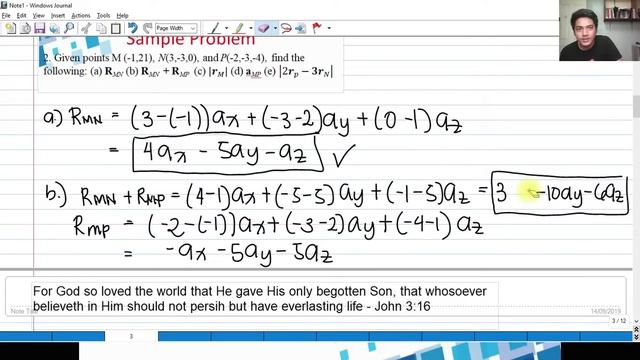 Electromagnetics - Vector Analysis: Unit vectors, Magnitude of a vector and solved problems in 3D