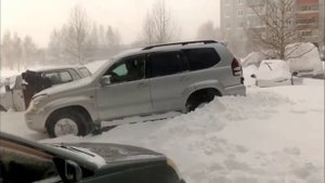 TOYOTA PRADO 120 - 4л /// ПРЁТ - КАК ТАНК ?!?!! /// #москва #reels #рек #тренды