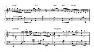That Old Feeling - Beegie Adair Jazz Piano (transcription)