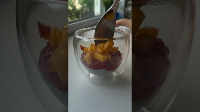 Вкусный и очень полезный летний десерт😍 #food #рецепты #recipe #еда #веган