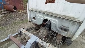 Nissan Vanette из 2wd в 4wd. выезд. 6 часть