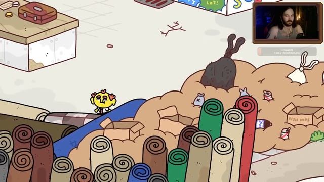 Шлёпаем и решаем головоломки в Thank Goodness You’re Here смотреть онлайн