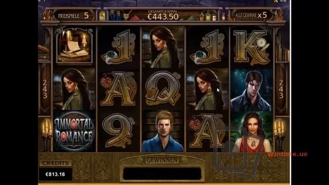 Immortal Romance - 3 Euro Bet Freespins [Wintime.us] смотреть онлайн