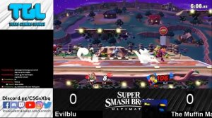 TGL Austin 30 - SSBU - Evilblu (Fox) vs The Muffin Man (Mii Brawler) DIV II WQFs