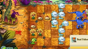 День 31 Юрское Болото (Jurassic Marsh) Plants vs. Zombies 2